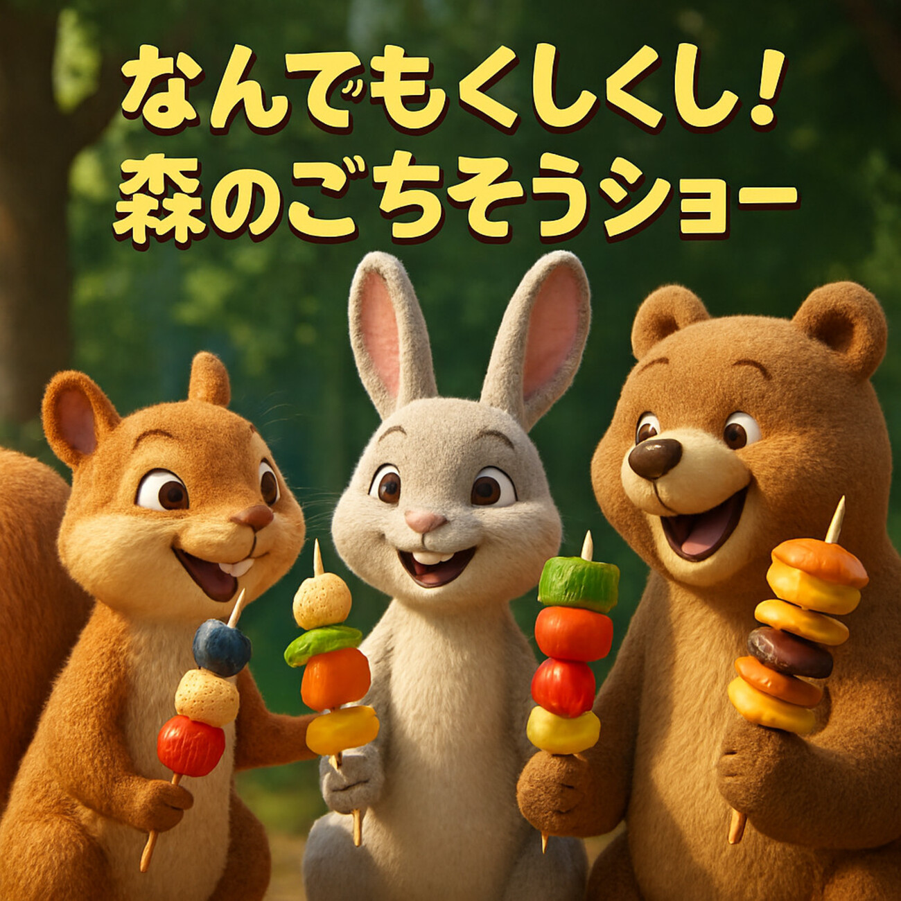 なんでもくしくし！森のごちそうショー - yukiguniTomatoのブログ