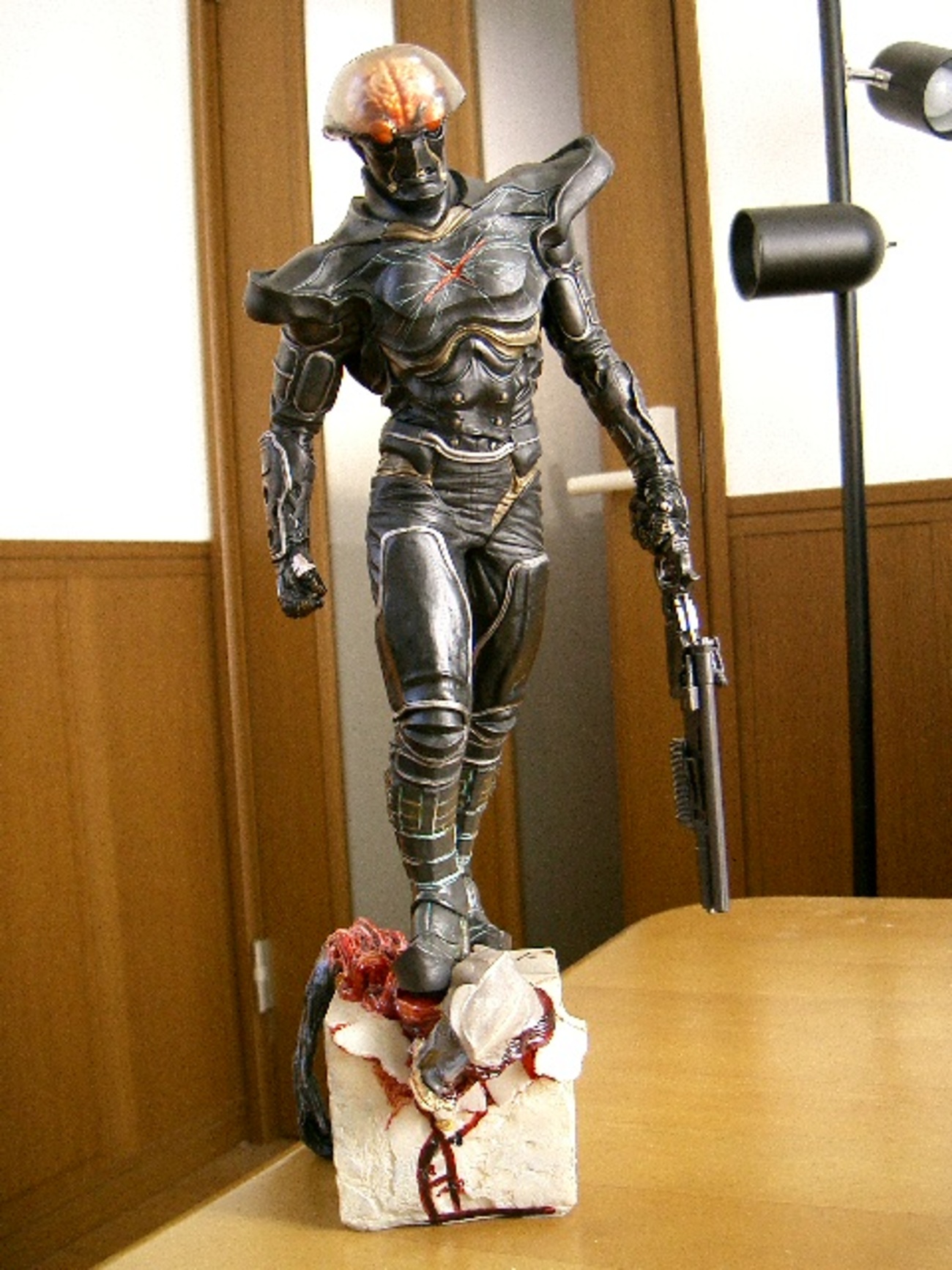 フューチャーモデルズ 人造人間ハカイダー ソフビフィギュア 竹谷隆之 スタチュー フューチャーモデルズ 人造人間ハカイダー ソフビフィギュア