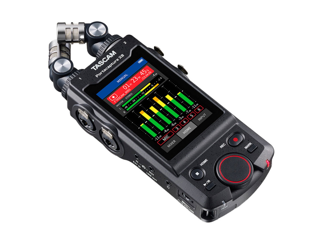 TASCAMが8trハンドヘルド・レコーダーPortaCapture X8を発売