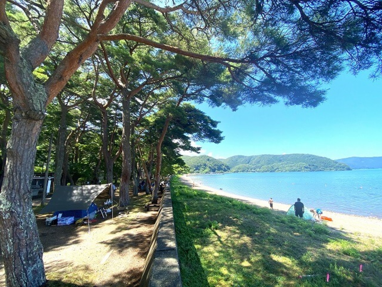 福島県のキャンプ場「舟津公園キャンプ場」