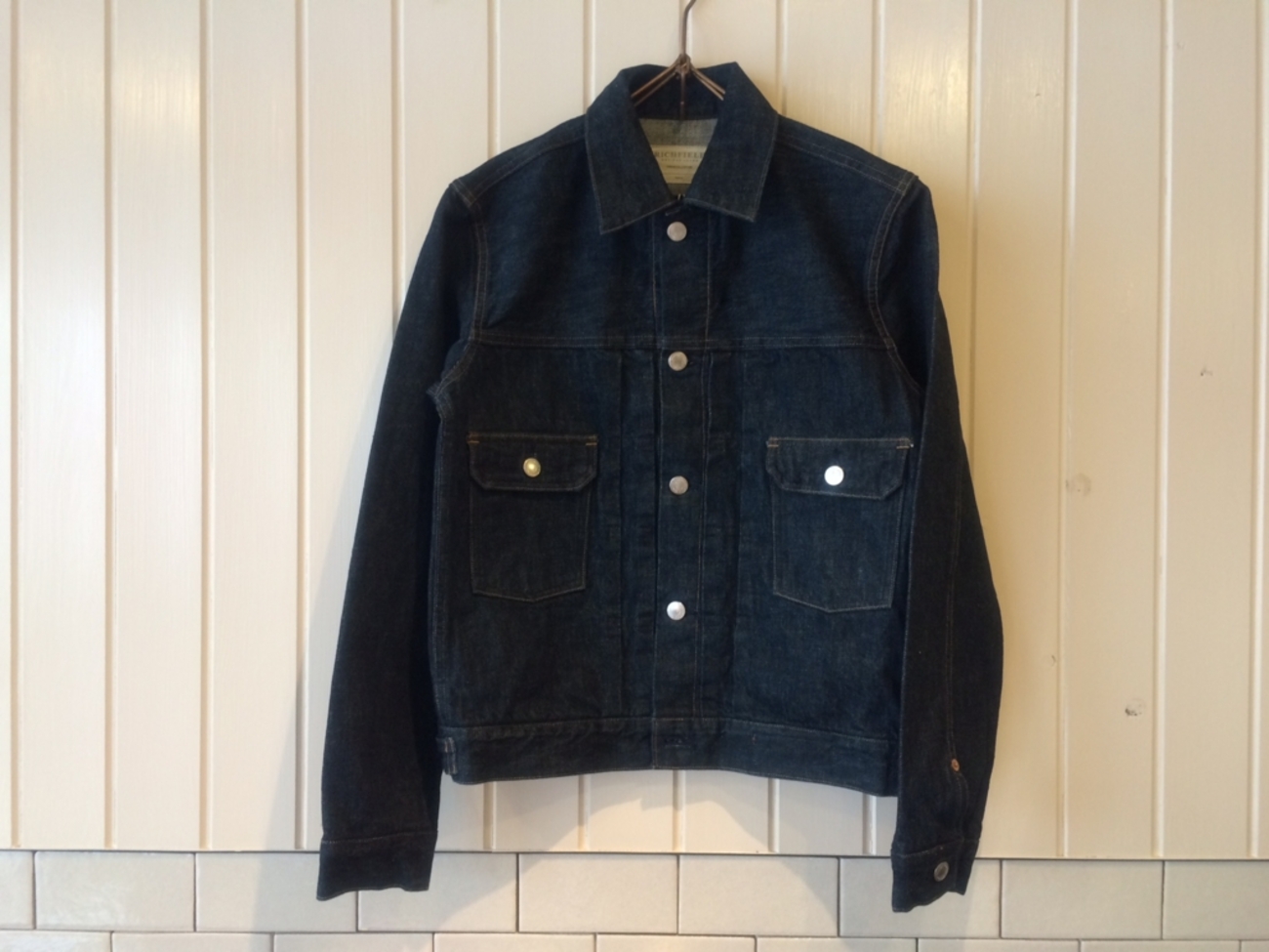 RICHI FIELD Gジャンとホワイトデニム - Burnish SHOP BLOG