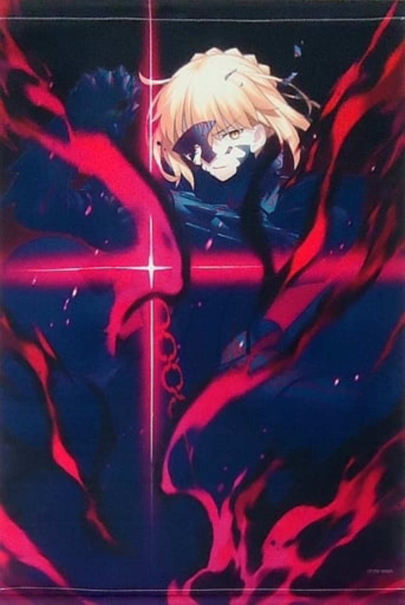 今セイバーオルタ 武内崇氏イラストB2タペストリー 「劇場版 Fate/stay 