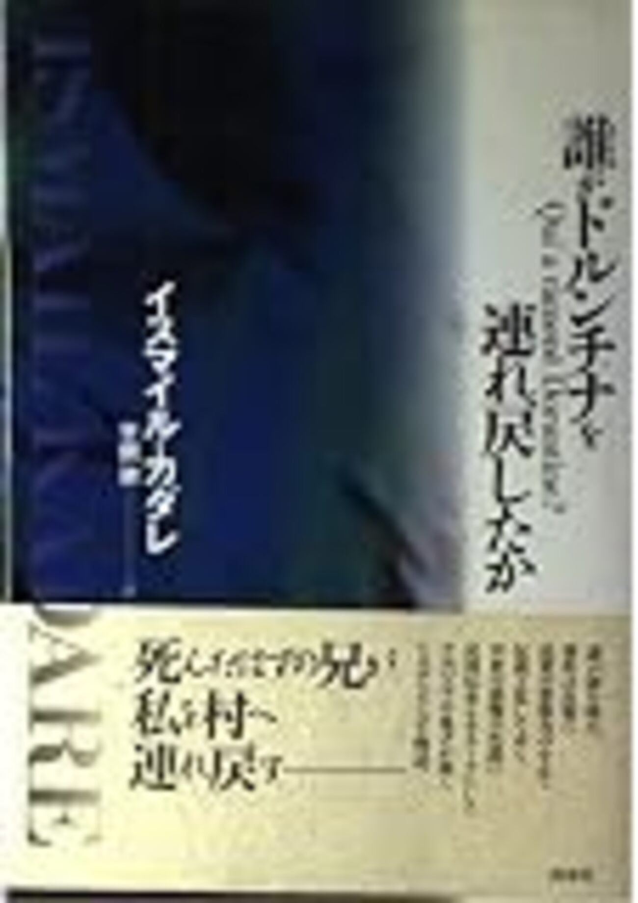 誰がドルンチナを連れ戻したか』イスマイル・カダレ - ボヘミアの海岸線