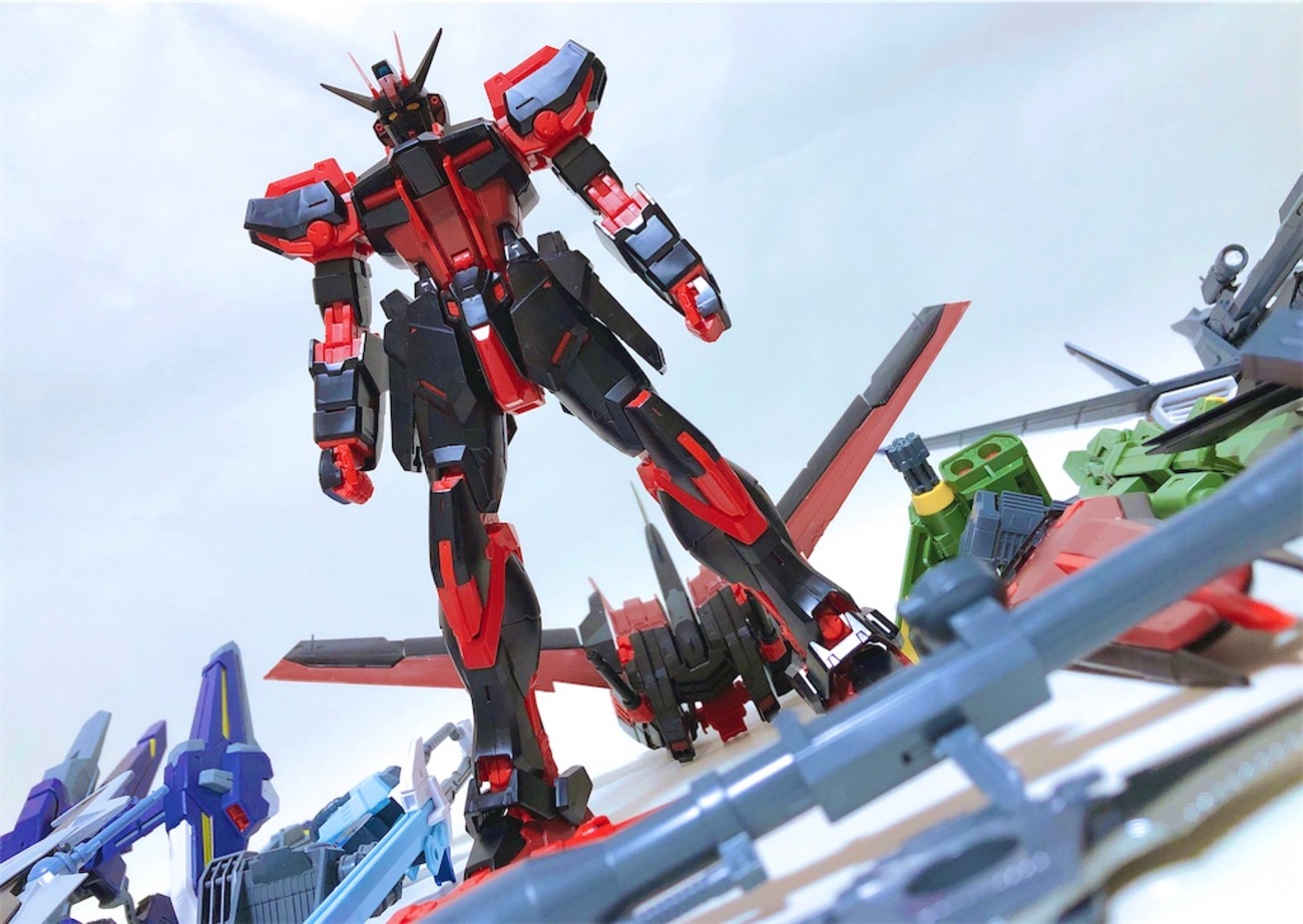 T mall限定 MGストライクガンダムVer.RM チャイナレッドカラー＋フル 