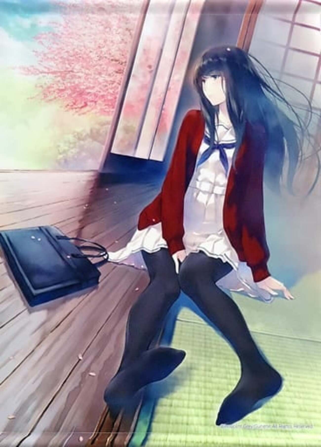 今朽木冬子(桜) 描き下ろしB2タペストリー 「殻ノ少女」にとんでもない