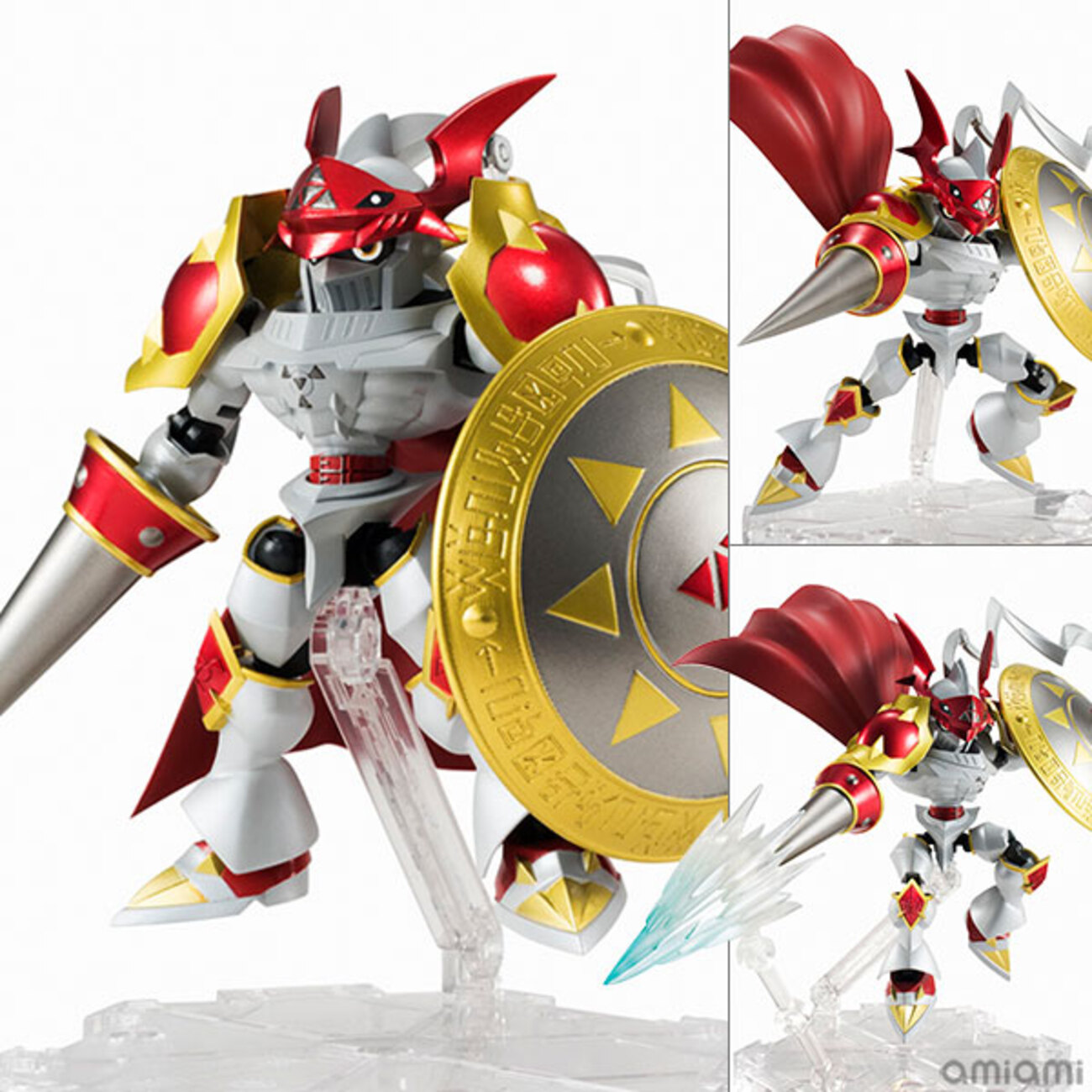 デジモンアドベンチャー [DIGIMON UNIT] デュークモン　フィギュア デジモン」特別仕様のNXEDGE STYLE デュークモンが登場、聖槍