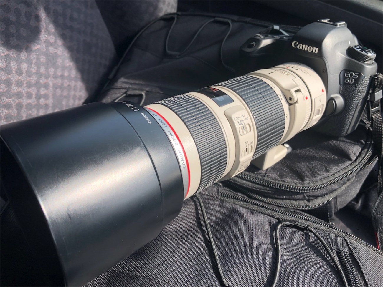 eosr6 6d EF70-200mm F4L IS USM＋エクステンダー1.4xII 比較 