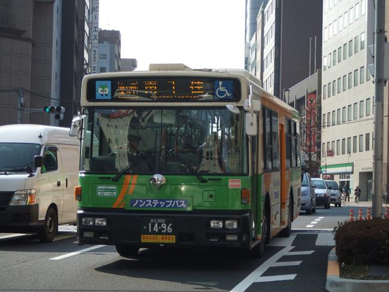 日産ディ―ゼル＋西工96MC（PKG-RA274KAN）都営バス - ☆草
