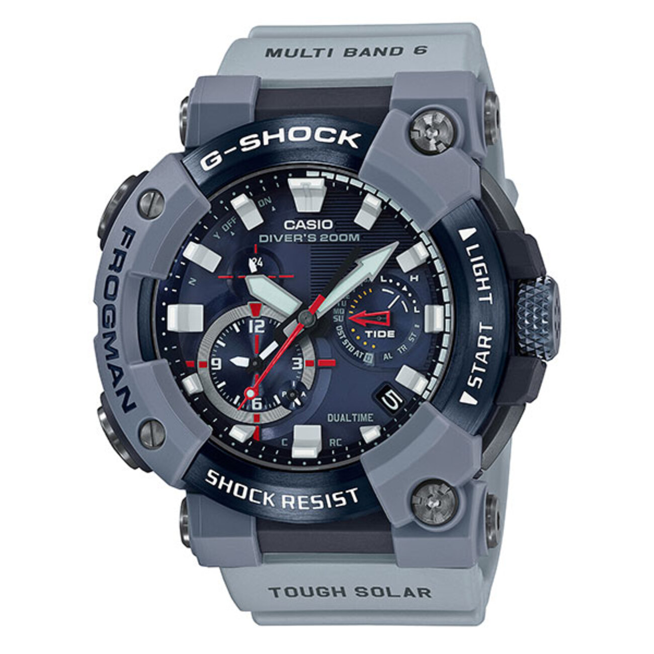 CASIO G-SHOCK FROGMAN チタン ネイビー CASIO G-Shock FROGMAN GWF-D1000NV-2 Tough Solar Sapphire