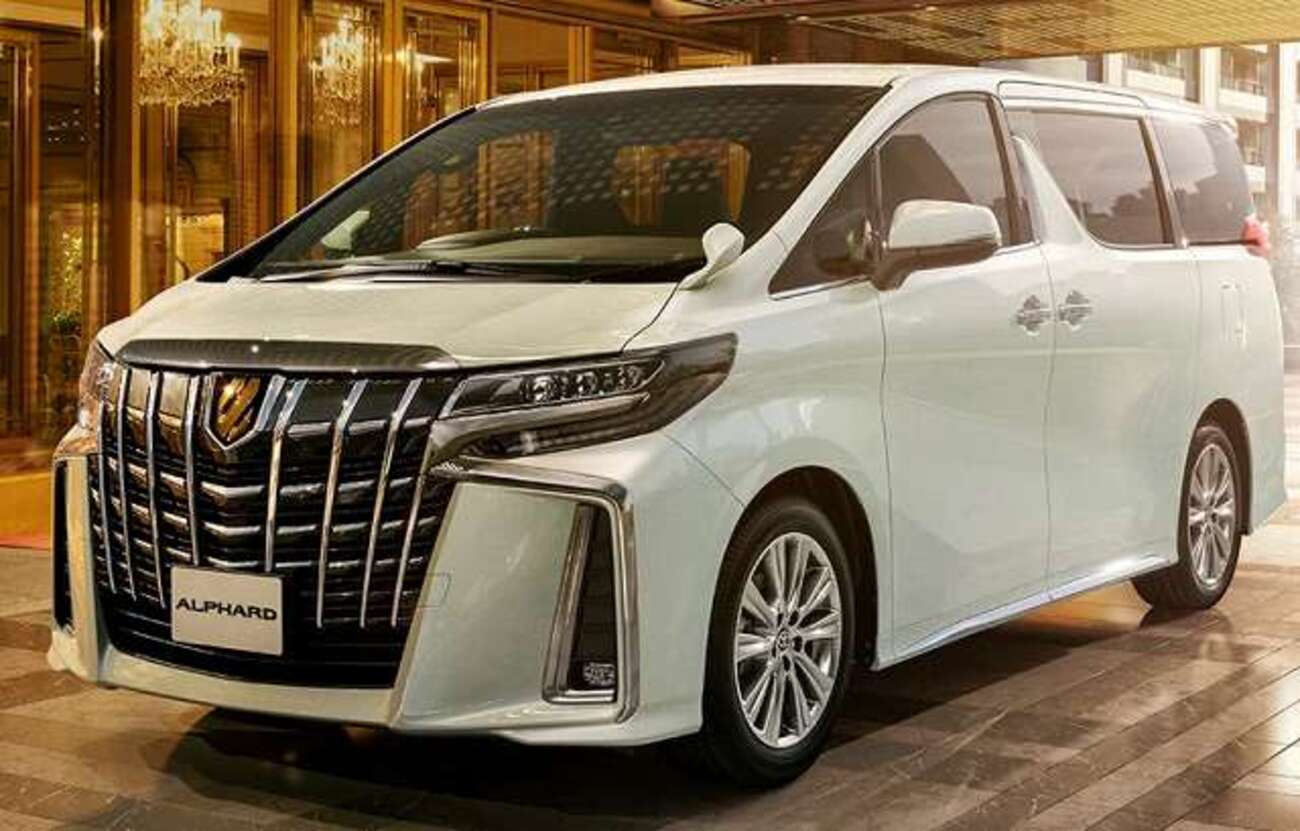 アルファード30後期 Sタイプゴールド フロントグリルメッキモール新車