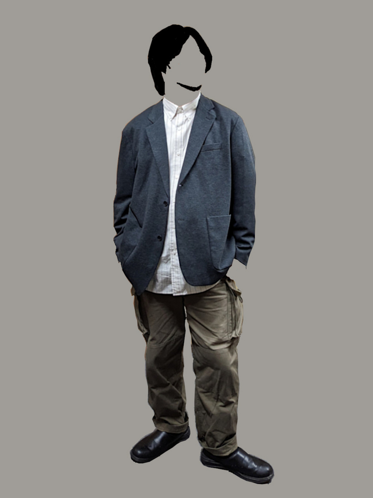 新品未使用品 特大サイズ 4XL UNIQLO 感動ジャケット R-8766 ユニクロ 
