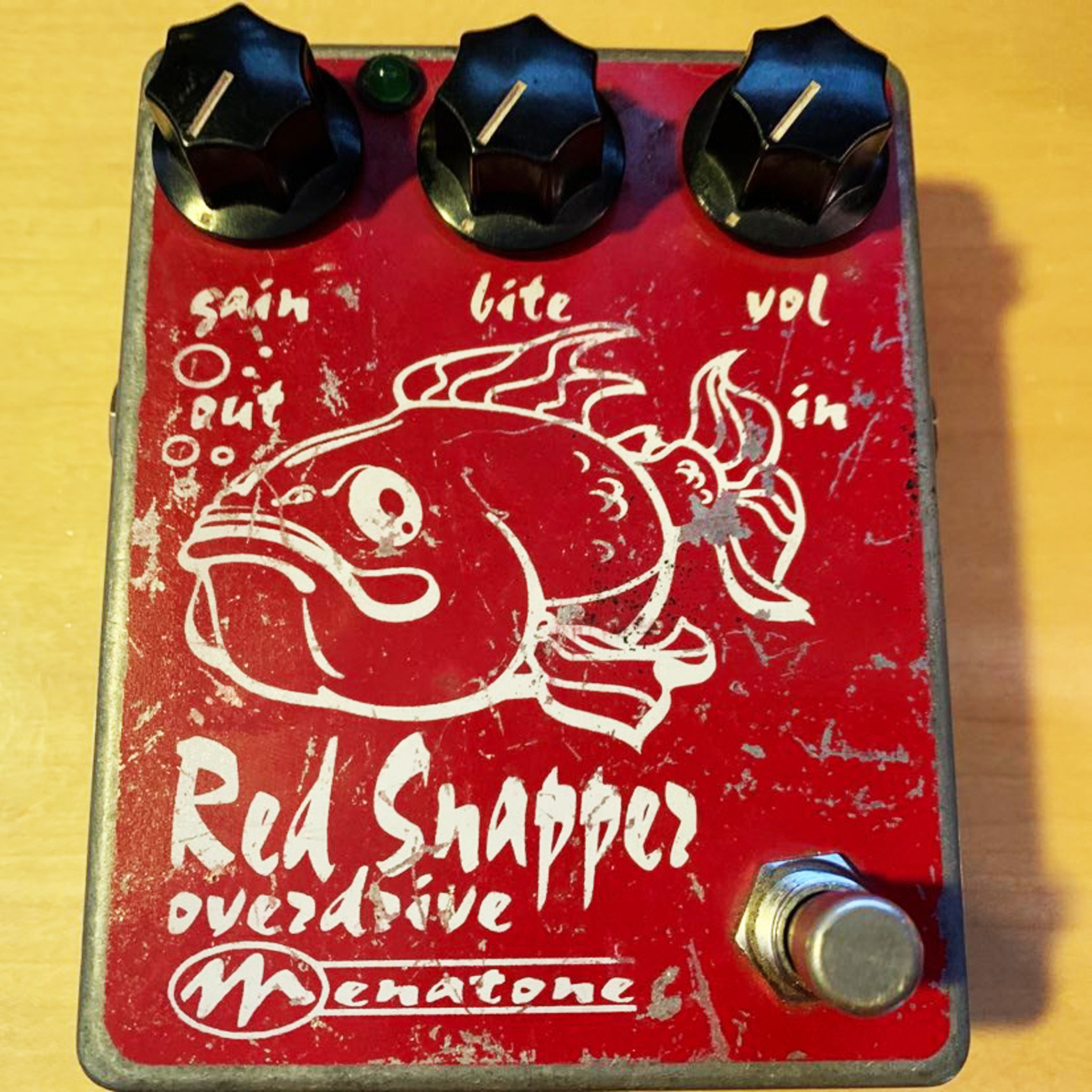お気に入りのエフェクター、Menatone/Red Snapper（初期型 