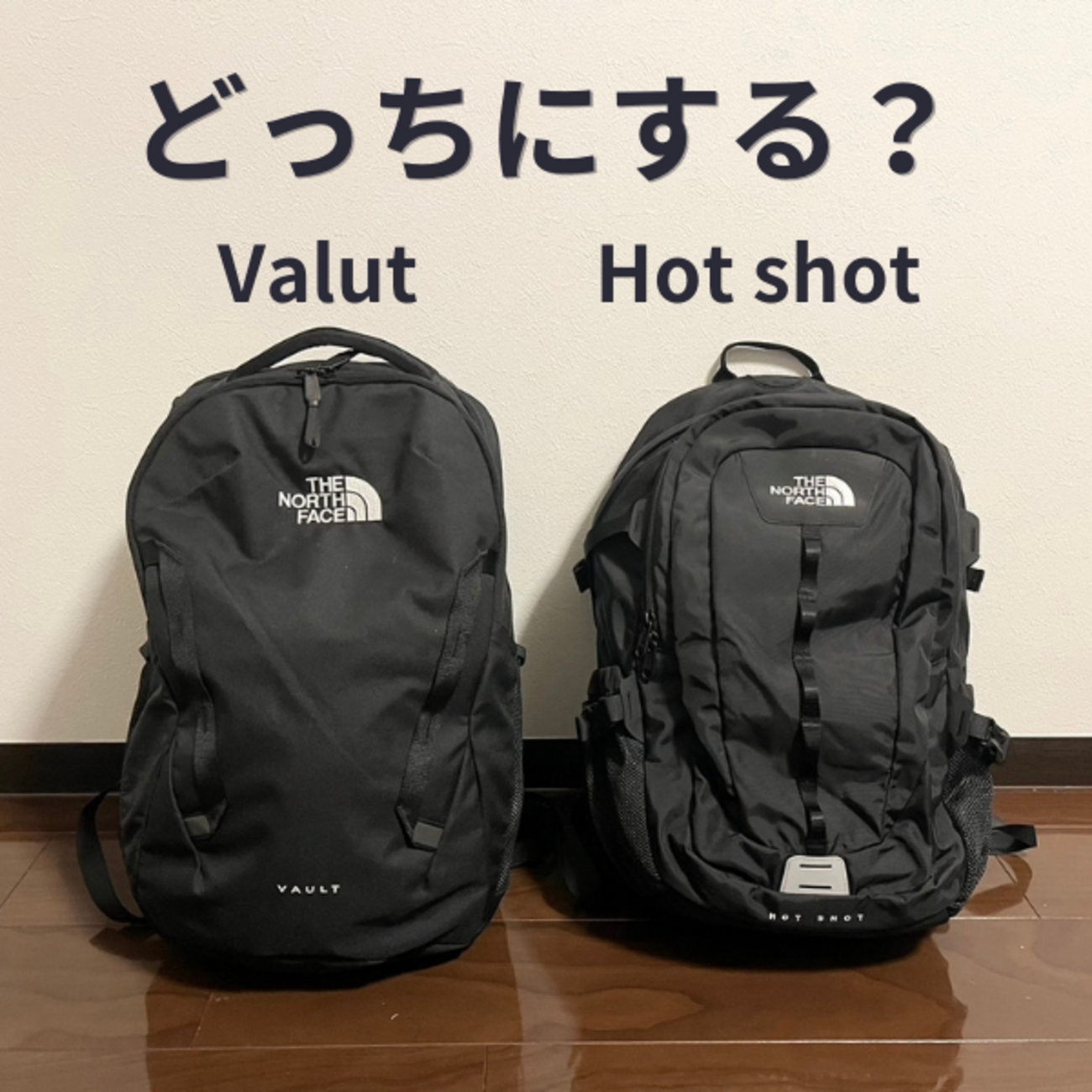 THE NORTH FACE リュック ホットショット HOT SHOT どっちがいい 