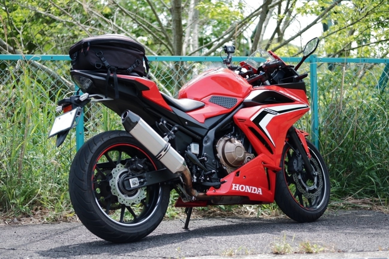 CBR400R ステップバー交換＆ステップ塗装 - 空いてる道を走りたい