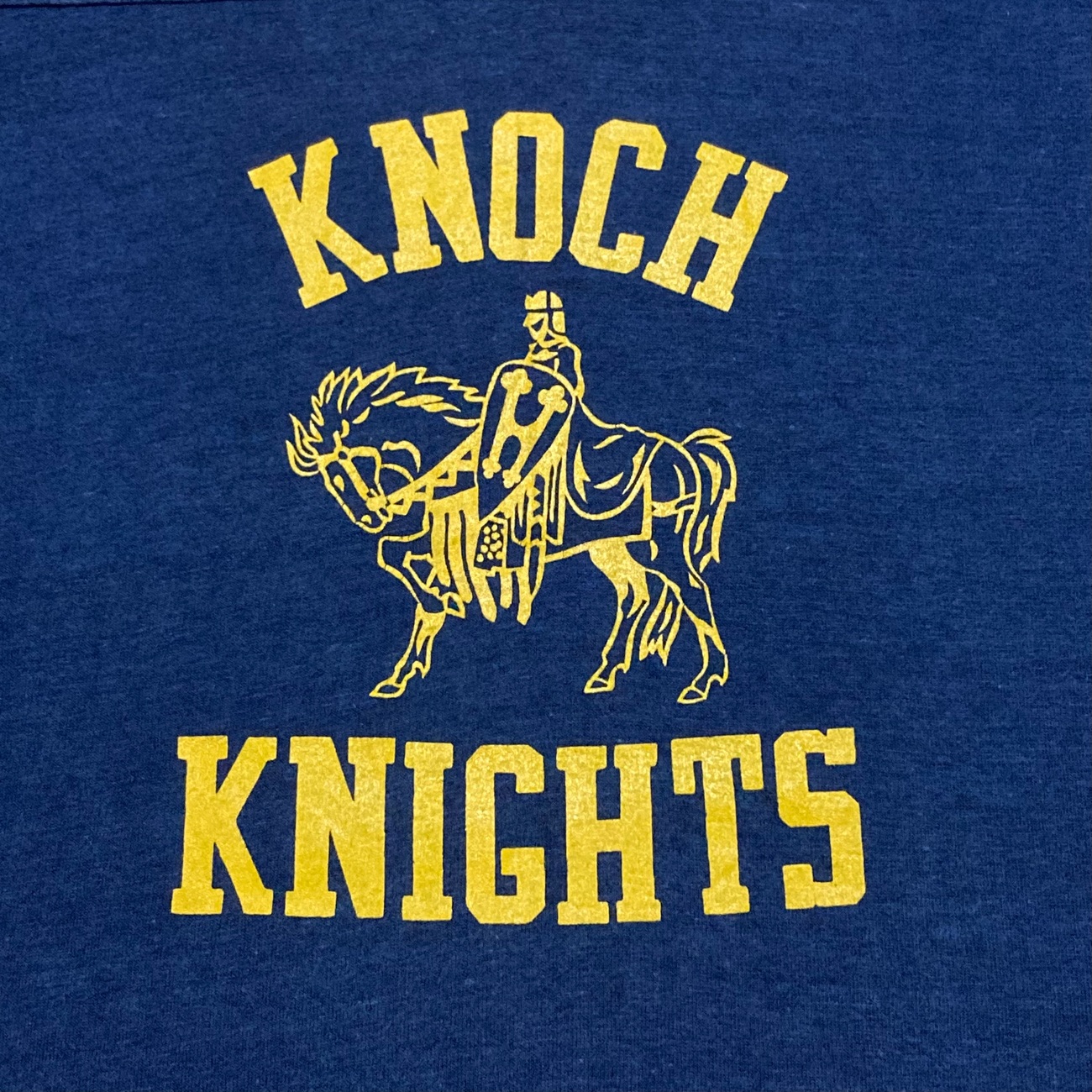 1274 良デザイン フットボールTシャツ 70's80's collegiate