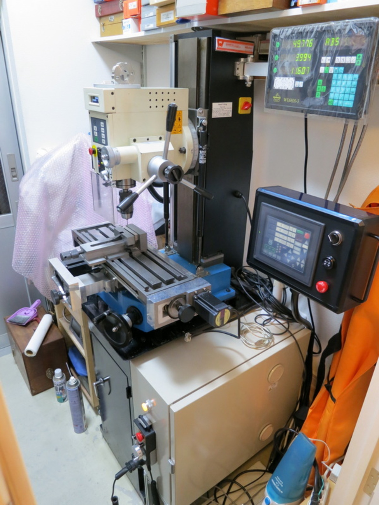 フライス盤 100v PSF-385 （フライス盤の部品製作 - OptoEleMechの日記）