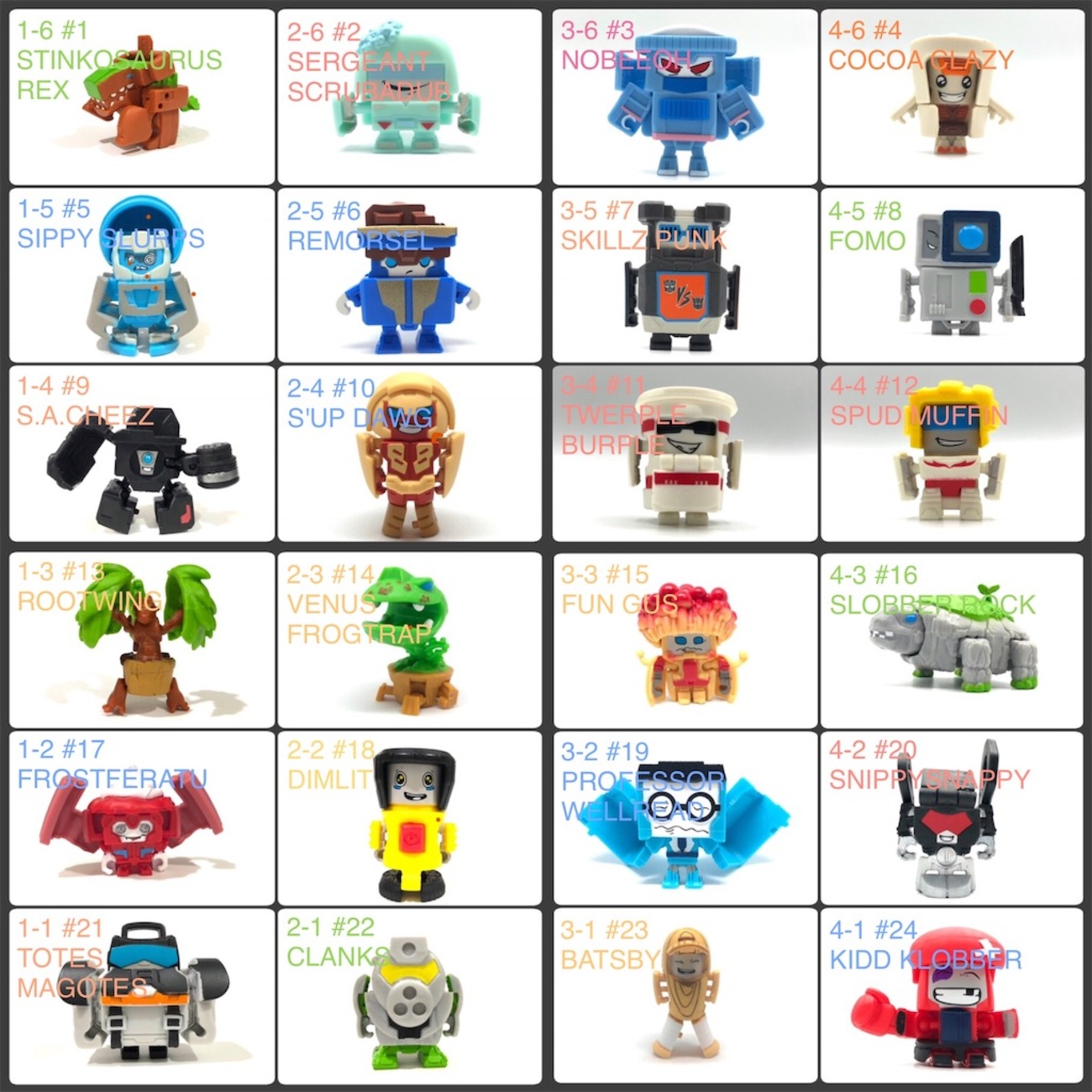 BOTBOTS BLIND PACK BOX by HASBRO TRANSFORMER BOTBOTS ブラインド 
