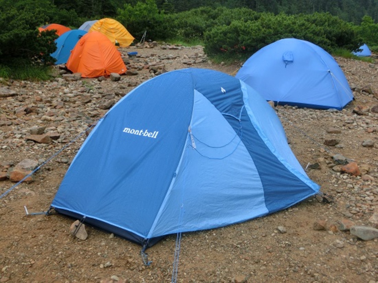 クロノスドーム1型 登山レビュー～モンベルのテント～立山～薬師岳を 