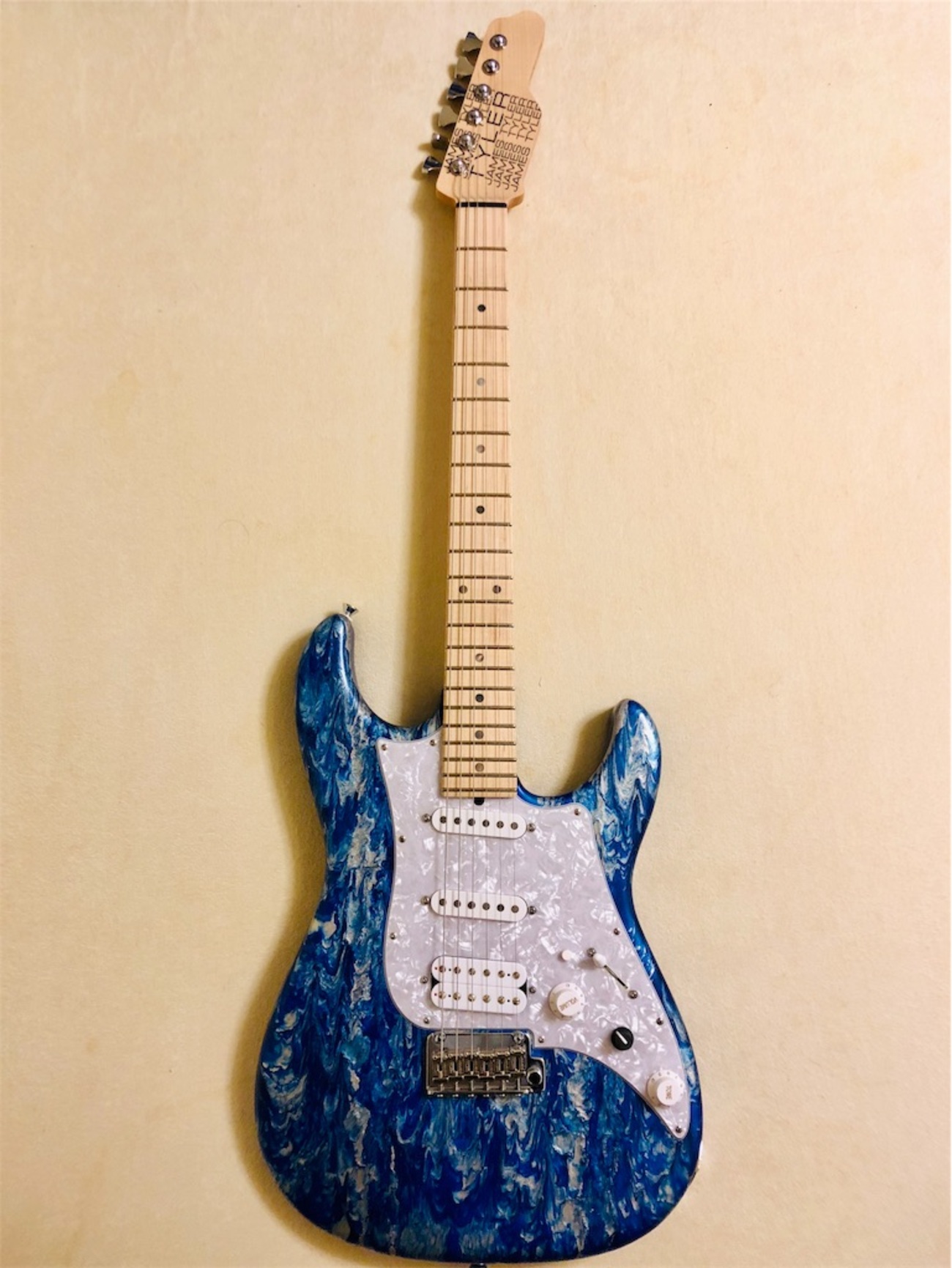 James Tyler Japan Studio Elite HD Custom Blue Shmear Edition #1 