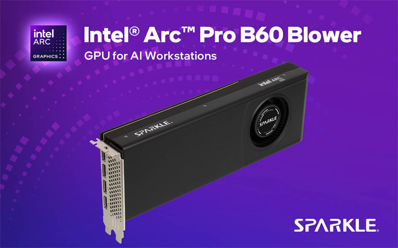 グラフィックボード・グラボ・ビデオカード SPARKLE Intel Arc Pro B60 24GB SBP60W24G backend=imagemagick;version=1;