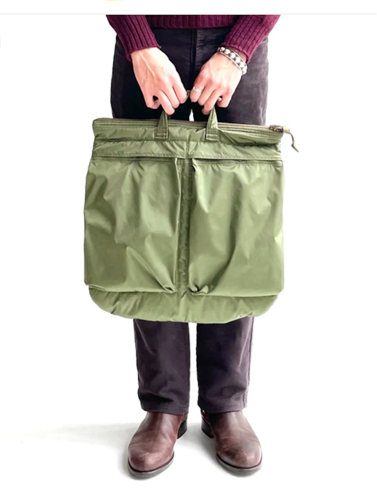 Anatomica ポーター別注ヘルメットバッグ購入 - get ready(アラフォー 