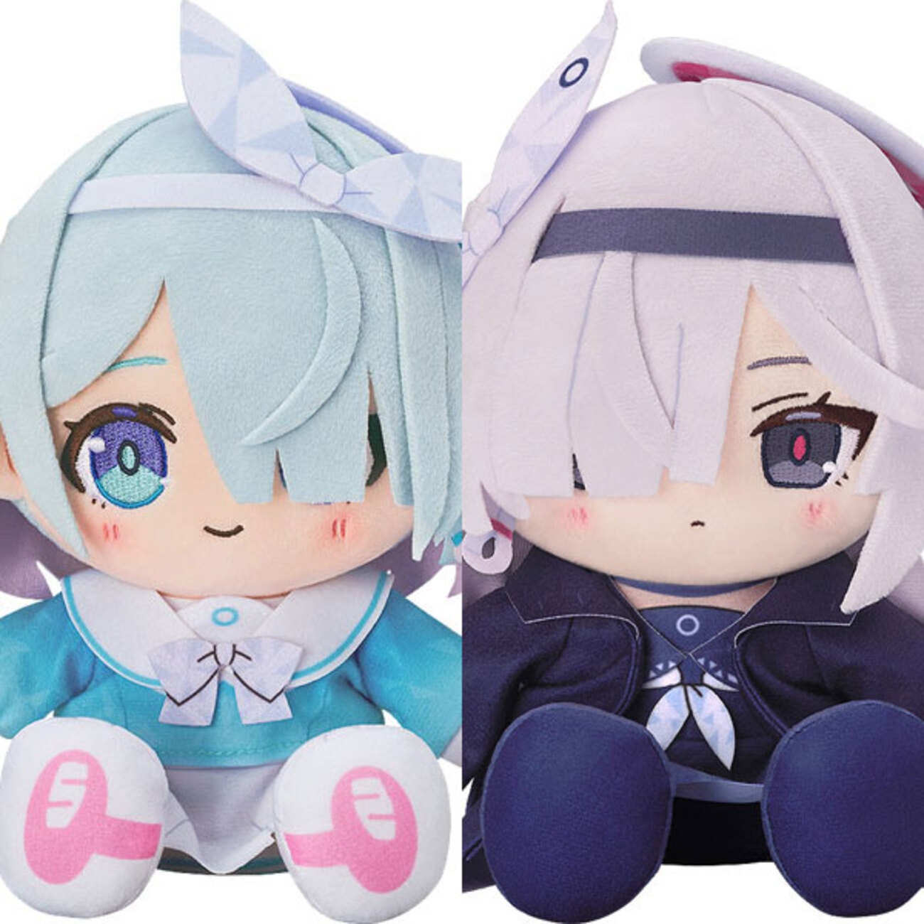 ブルアカ】ちょこぷに ぬいぐるみ『アロナ』『プラナ』ブルー 