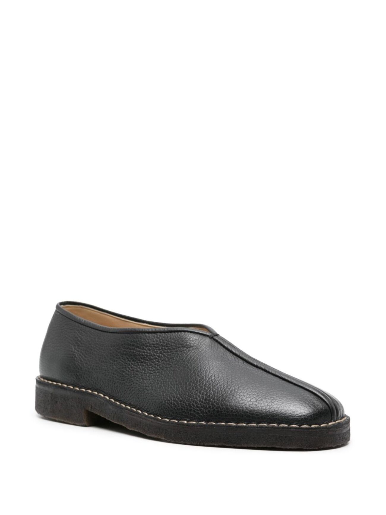LEMAIRE レザースリッポン PIPED CREPE SLIPPERS 38（LEMAIRE - 【残り 