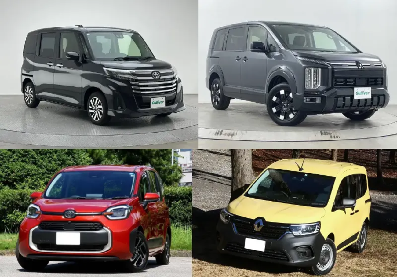 トヨタ アルファード、トヨタ エスティマ、日産 エルグランド,ホンダ 