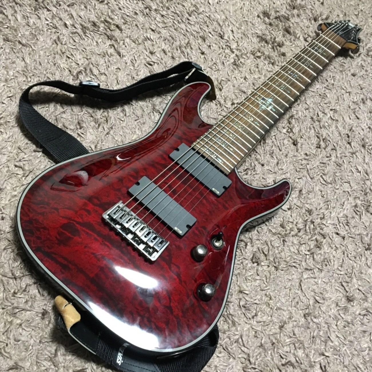 ギター】Schecter Damien Elite-8 ベースとギターの音域を