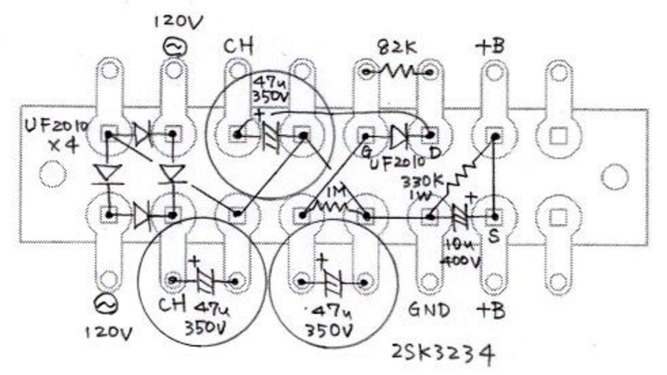 6AR5シングルアンプ・試作機の製作 - おんにょの真空管オーディオ