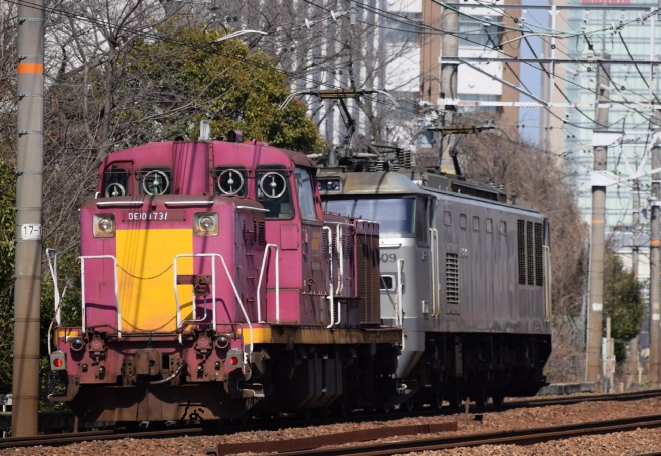 第437列車 「 焼き芋 THE ラスト！DE10 1731号機の廃車回送？を