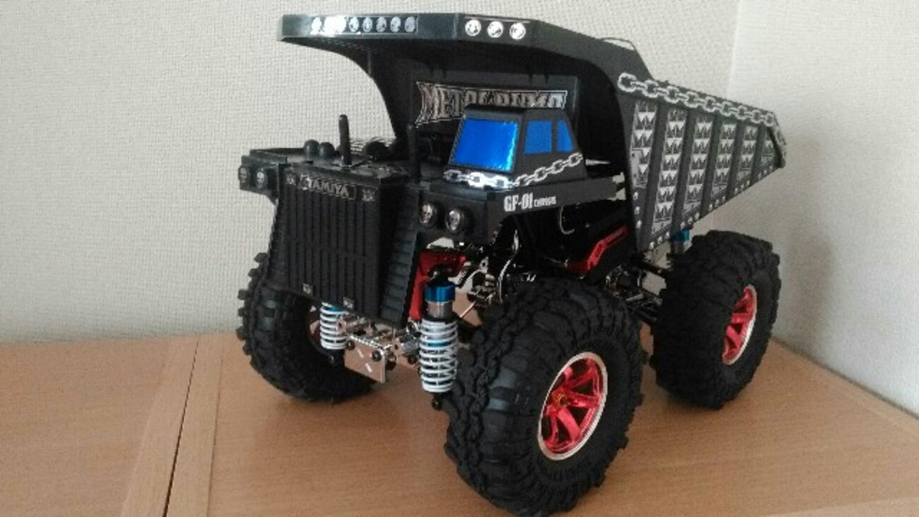 GF-01メタルダンプトラック バンパー周りをいじる② - おーちゃんの