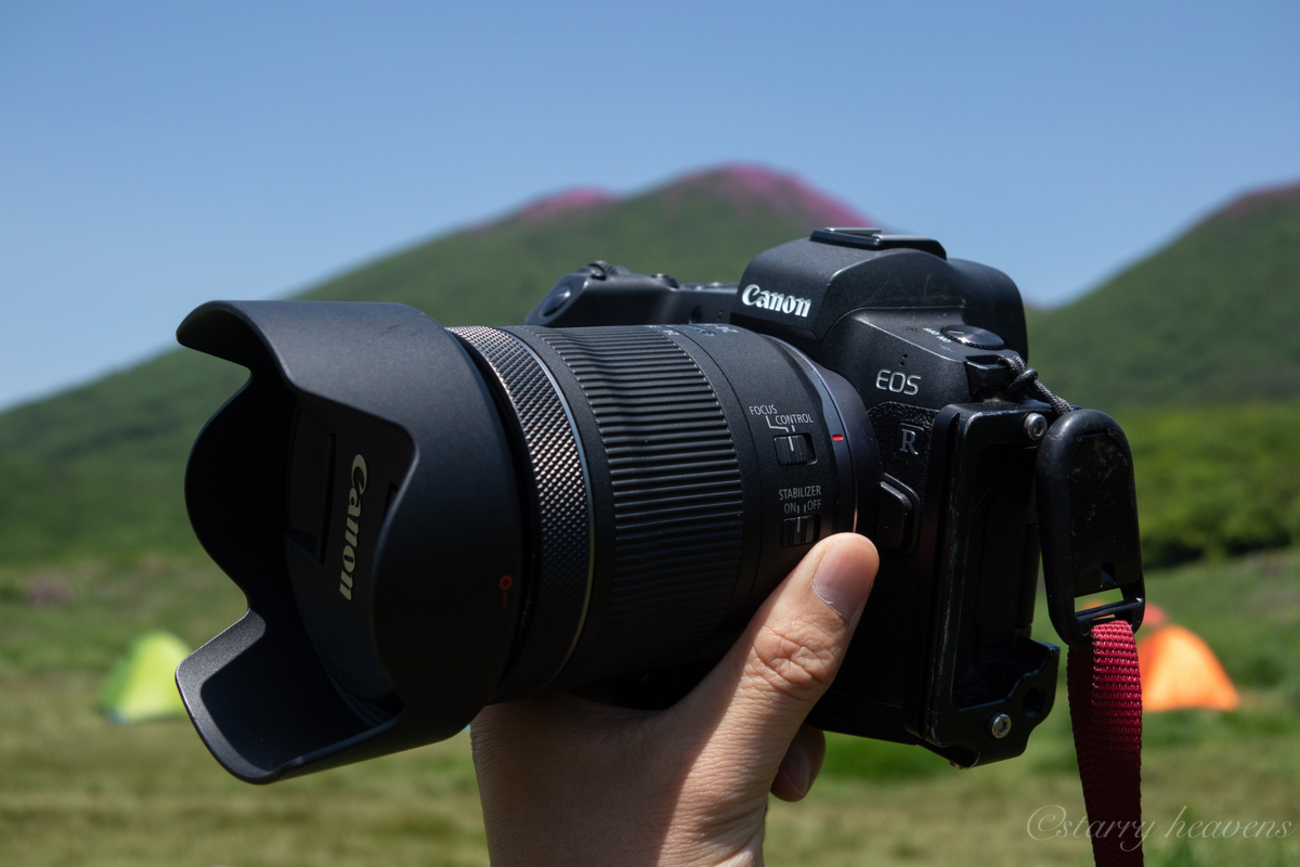 レビュー】Canon RF24-105mm F4-7.1 IS STMを登山で使ってみた感想 