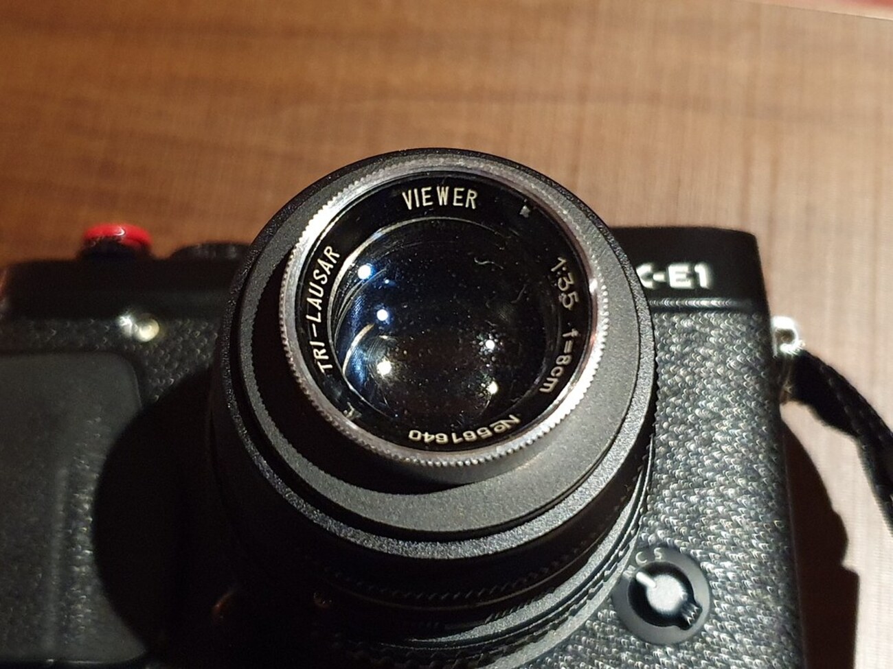 優秀中判レンズ 富岡製トリプレットのTri-Lausar 8㎝ f3.5 Old Lens