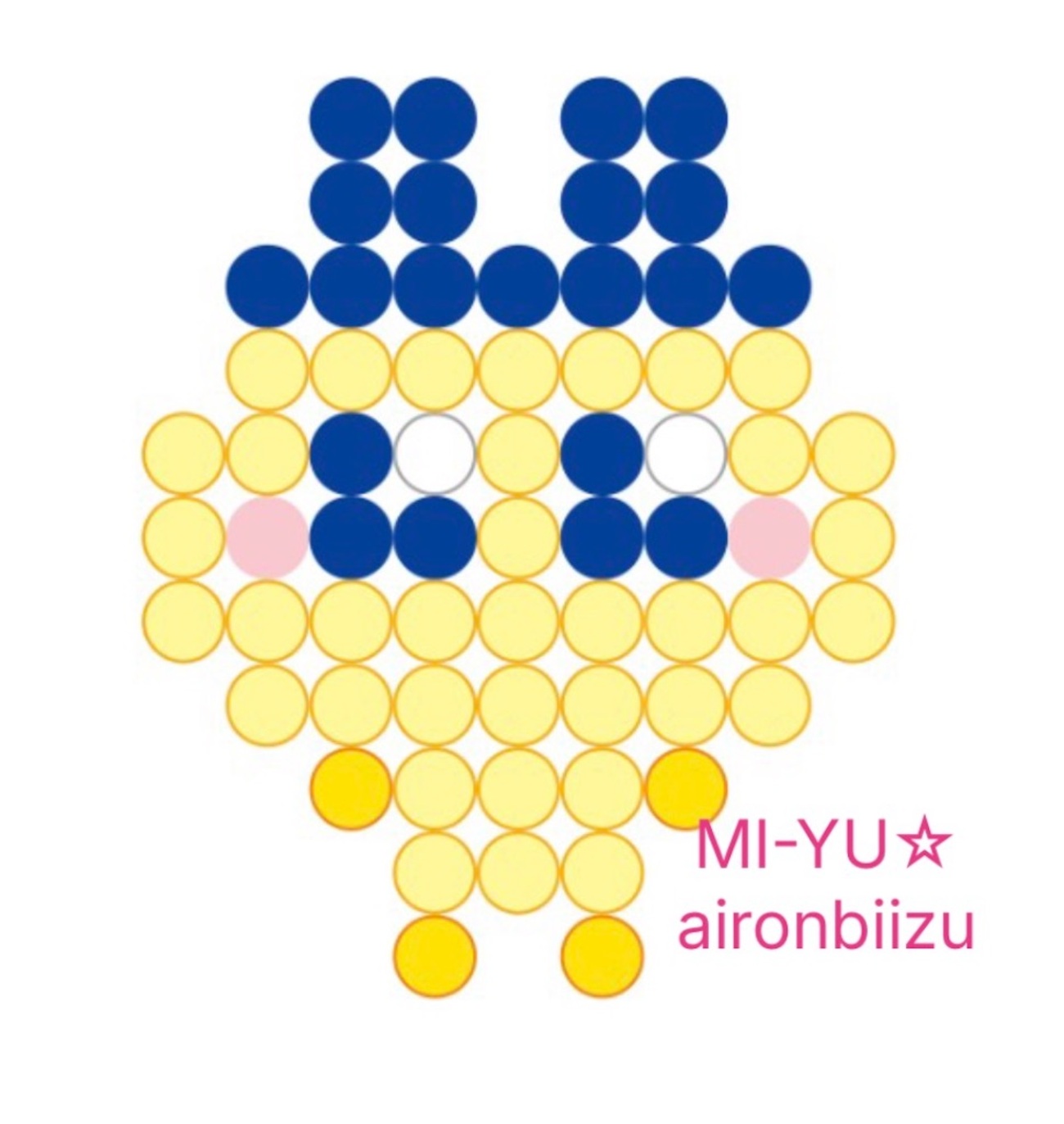 アイロン ビーズ たまごっち
