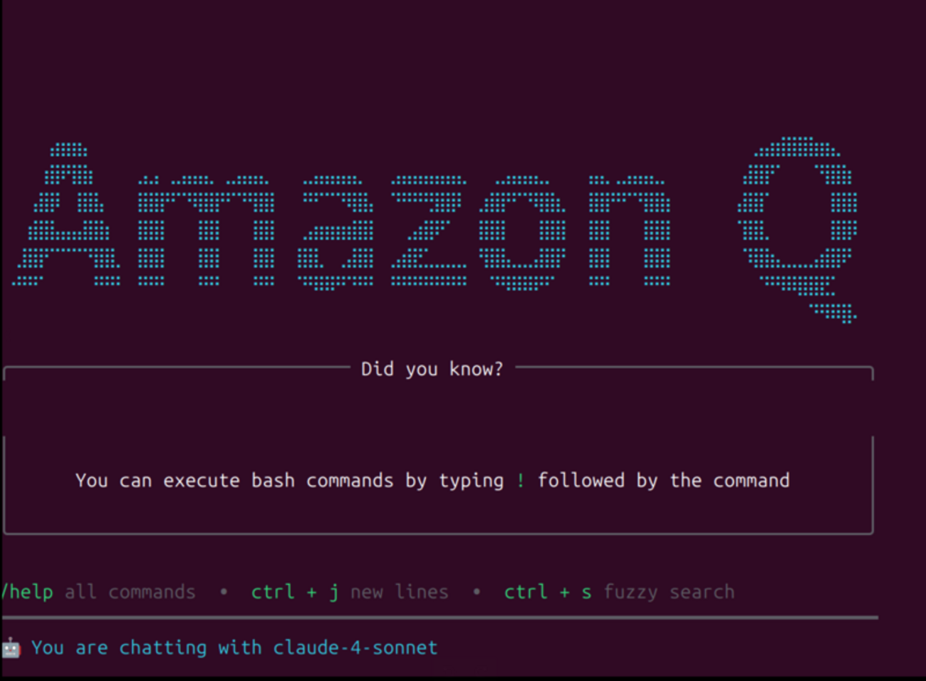 Amazon Q Developerに入門してみた