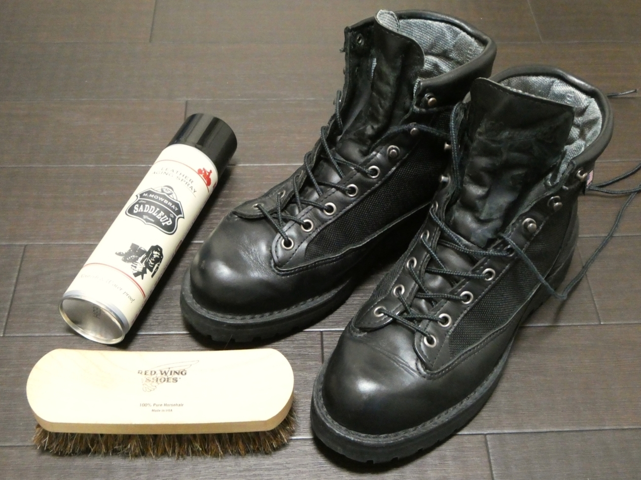 Danner ダナーライトブラックのメンテナンス2024年版 - 赤い羽BLOG