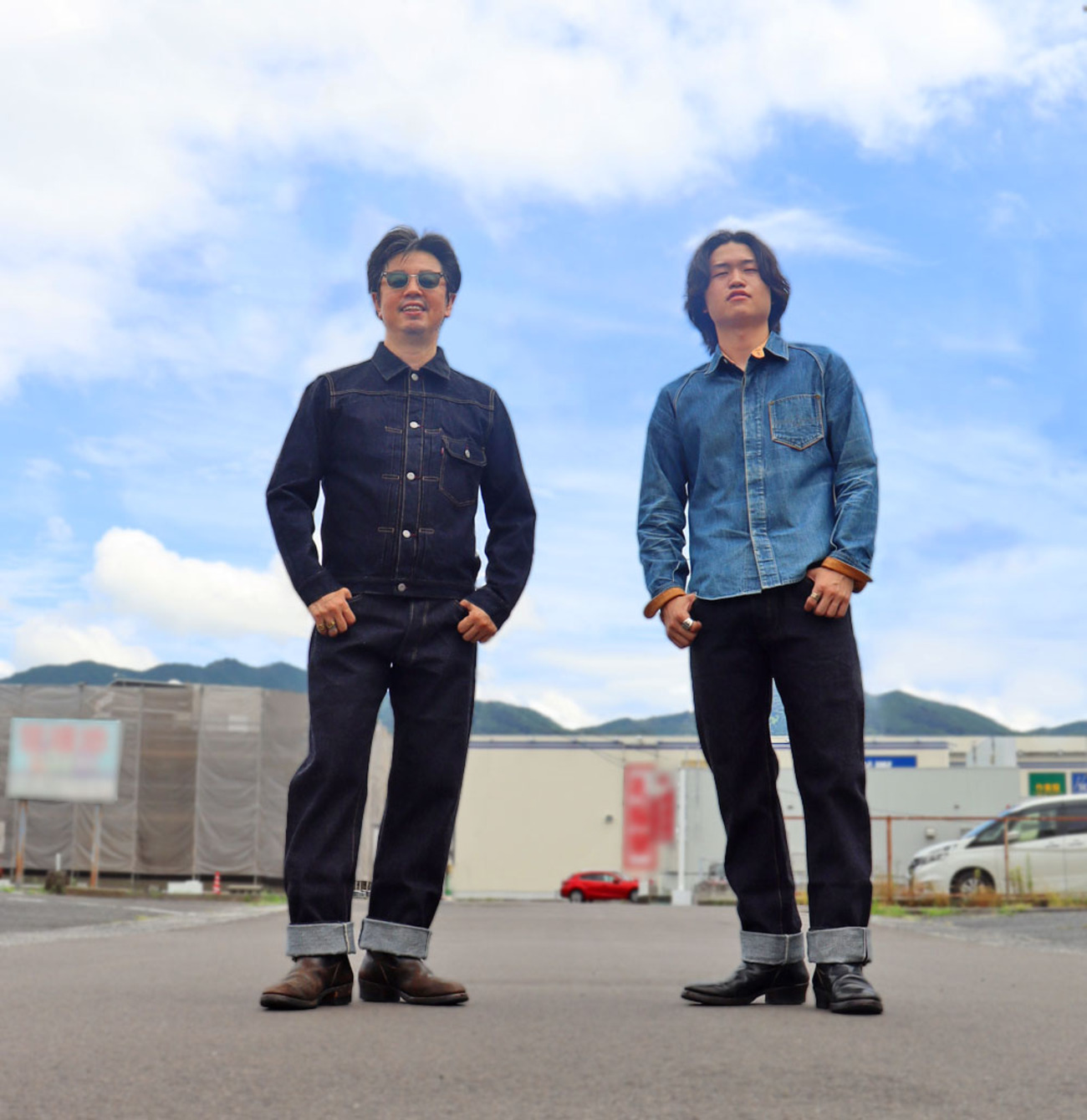 鬼神降臨！『秋田ご当地なまはげジーンズ』赤鬼と青鬼がTOPにてご覧 