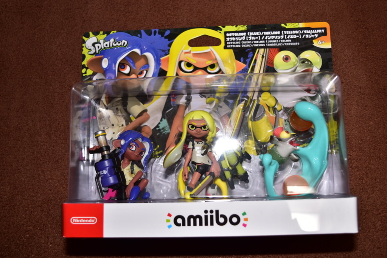 スプラ3アミーボを開封しました 【amiibo トリプルセット[インクリング 