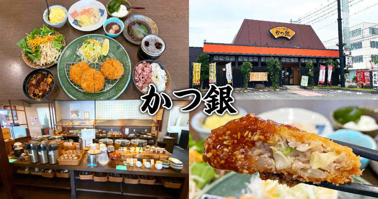 かつ銀』静岡ローカルとんかつ店で豪華ビュッフェ付きランチ！ - 静岡