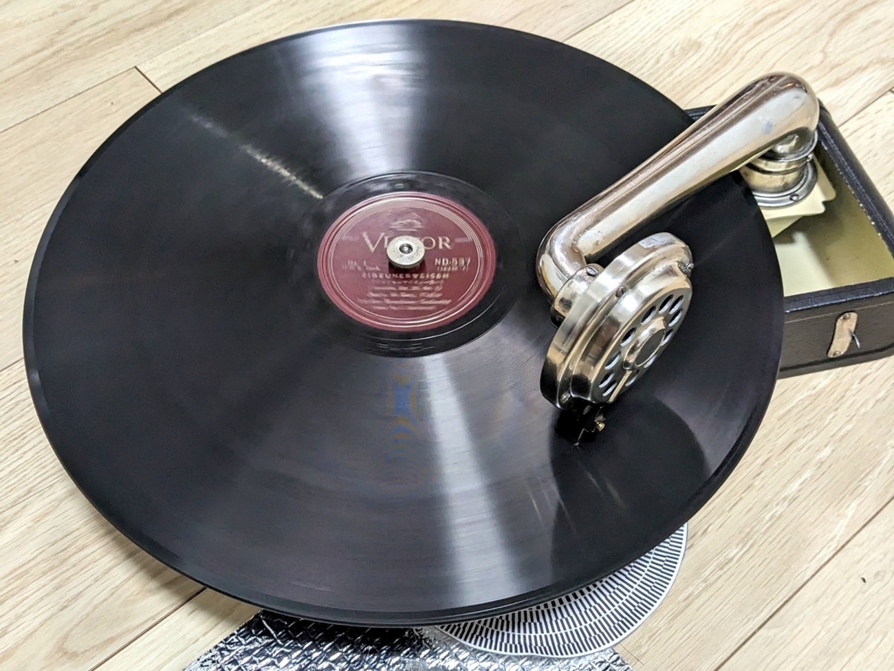 音出しOK、メンテ済みTHORENS EXCELDAトーレンスエクセルダ蓄音機 （音