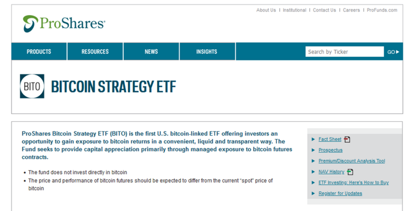 BITO、ビットコイン・リンクETF。暗号通貨ETFのチャートと考察 - たぱぞうの米国株投資