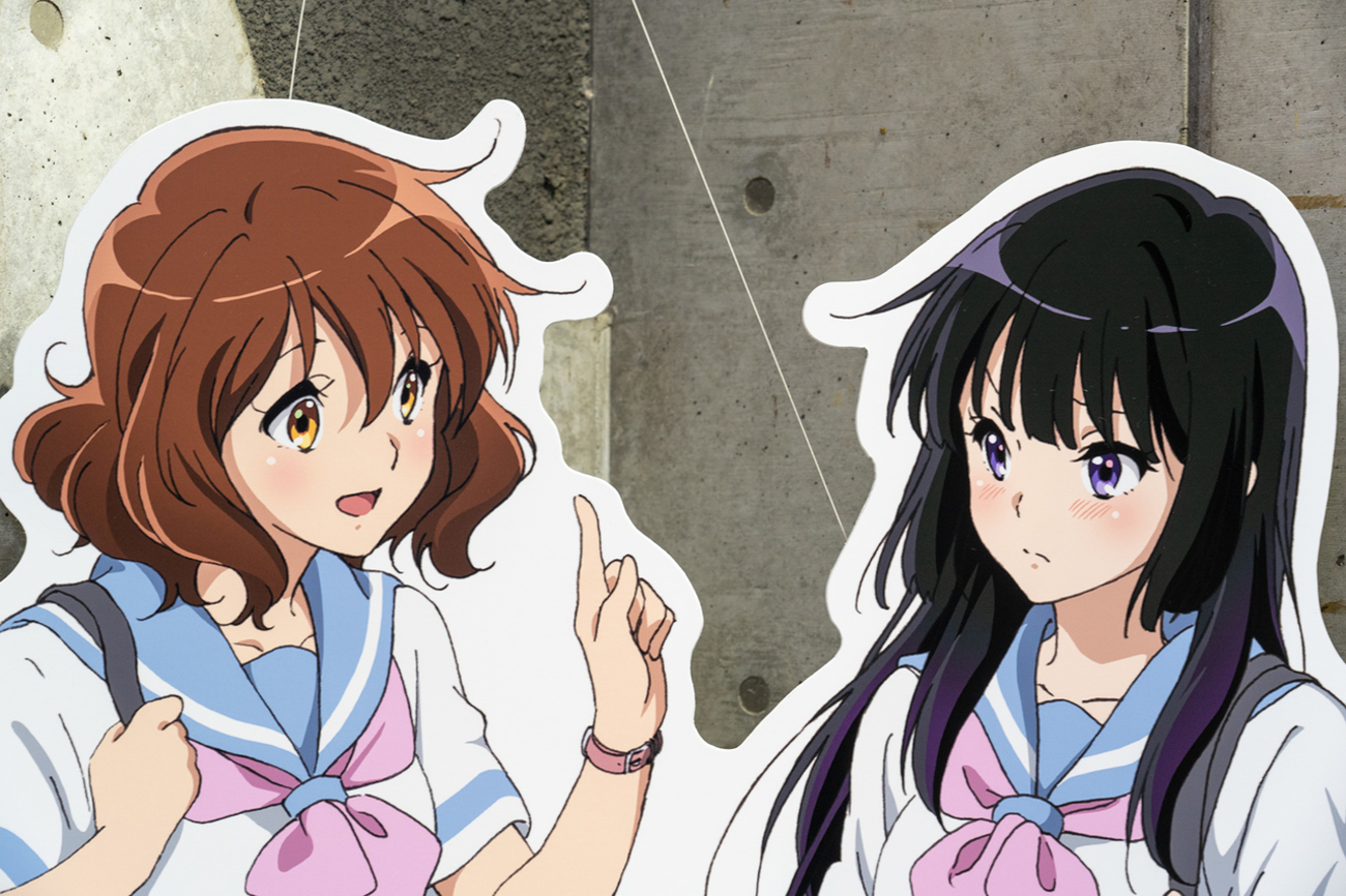 京阪電車×響け！ユーフォニアム　吊り革　黄前久美子×高坂麗奈 京阪】京阪電車×響け！ユーフォニアム 2024がスタート | Railway