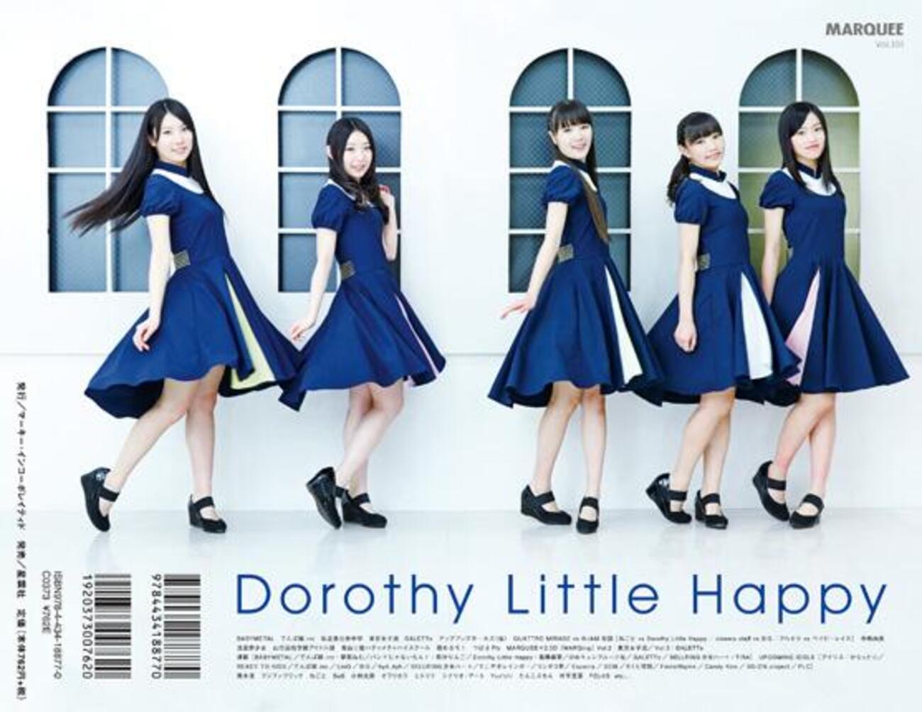 MARQUEE 101のBack Coverに Dorothy Little Happy （ドロシーリトル