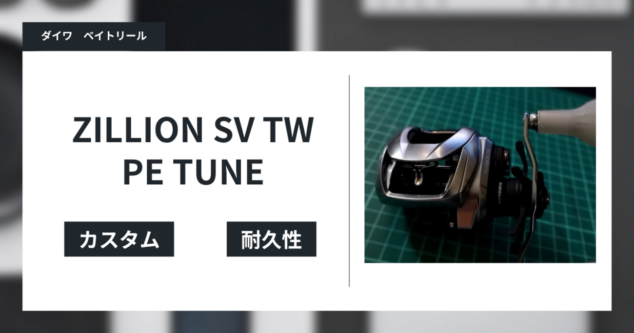 ZILLION SV TW インプレ&カスタムの魅力 - gagarablog