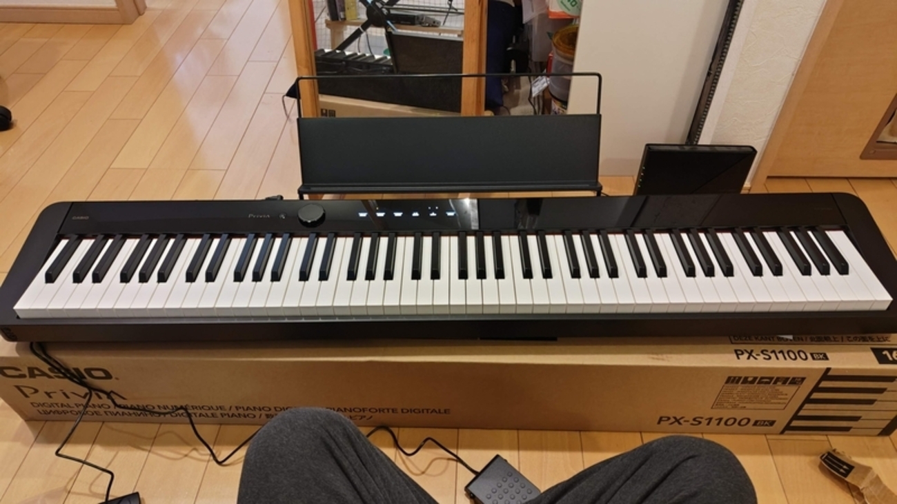 Amazon | カシオ (CASIO) 電子ピアノ Privia PX-S1100BK (ブラック 
