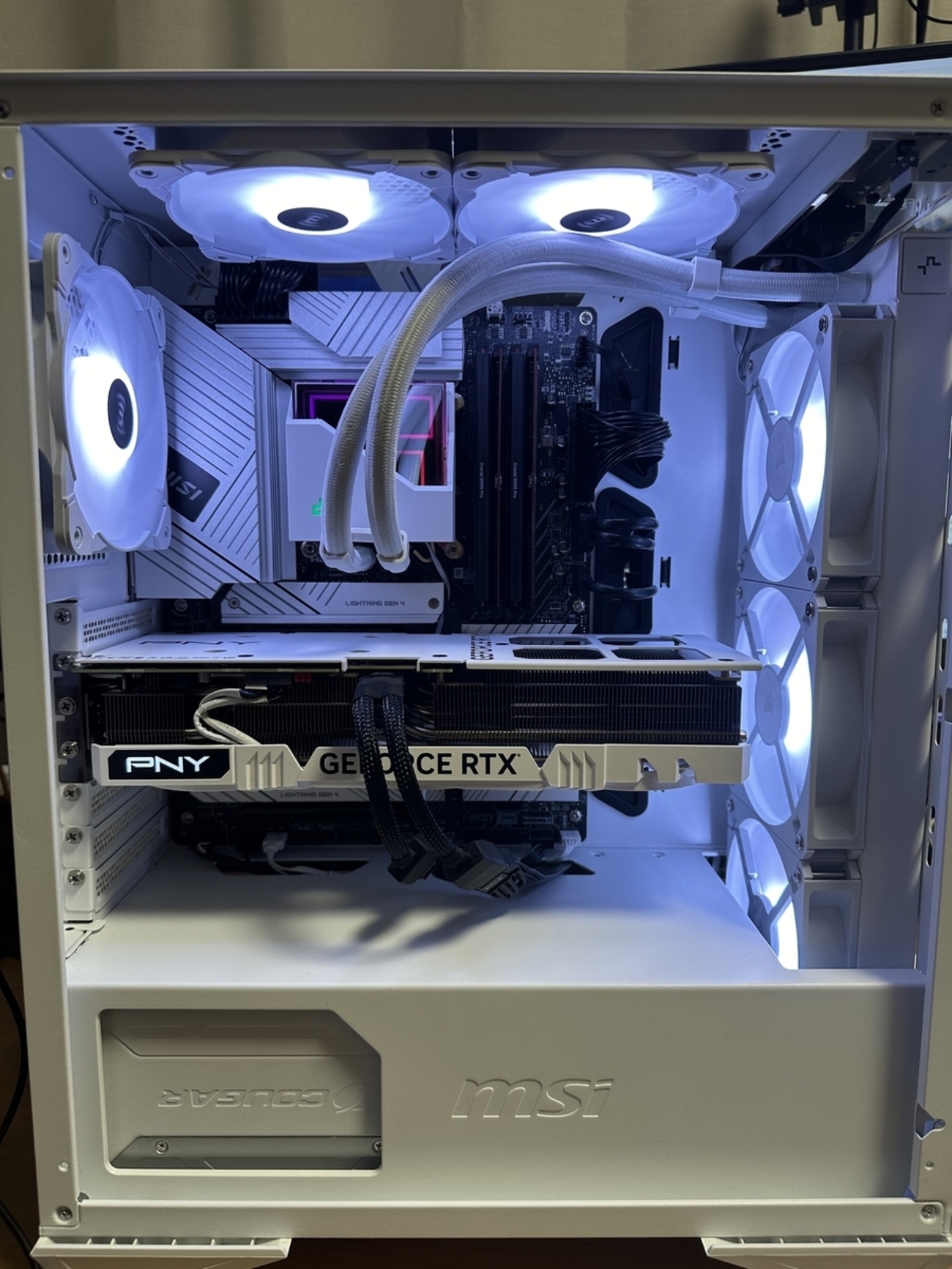 1008号 自作パソコン Intel Core i3 SSD120＋250GB メモリ4GB