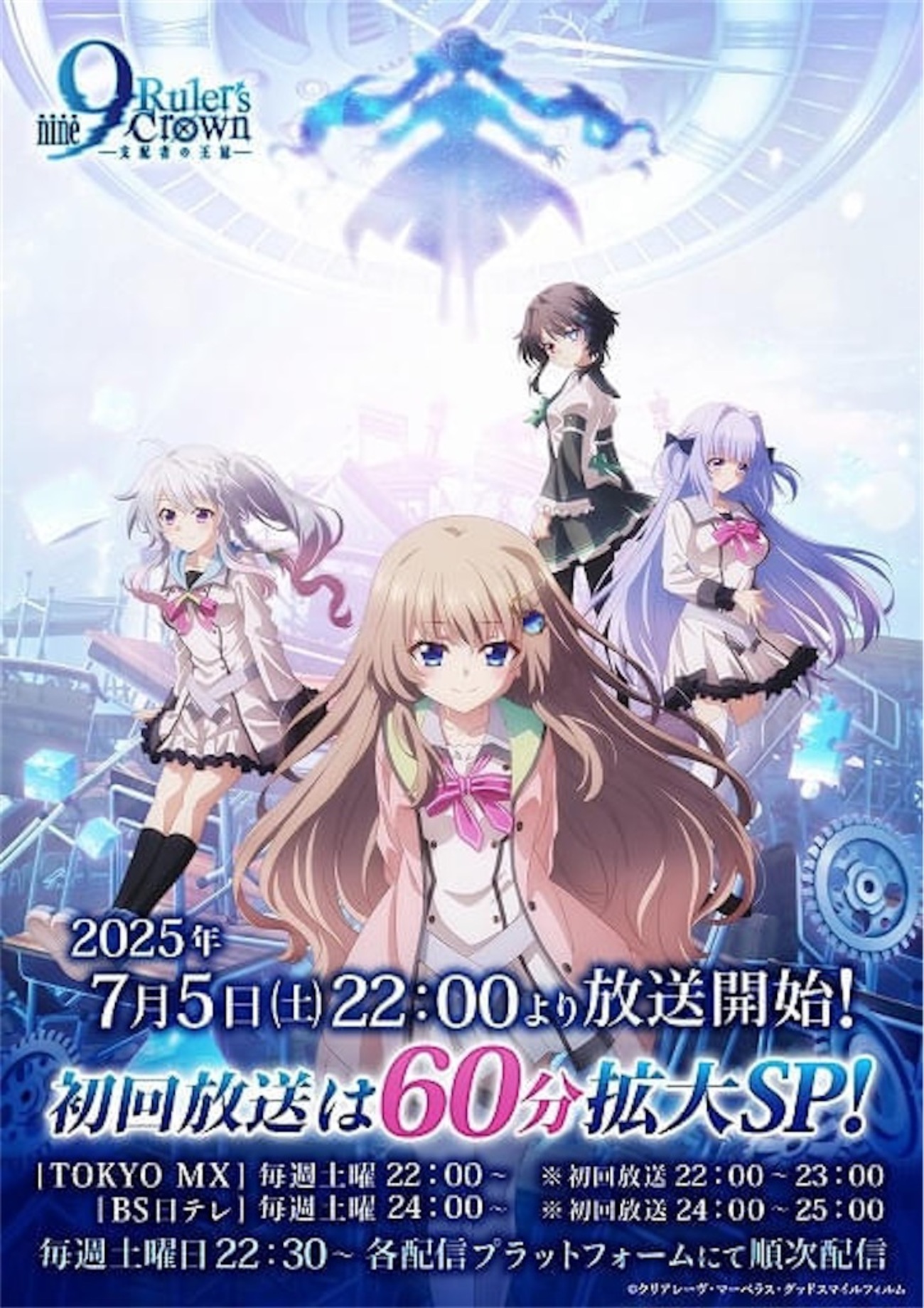 『9-nine- Ruler’s Crown』 限定特典　アクリルパネル　九條都 TVアニメ『9-nine- Ruler's Crown』のアクリルボードがプライズ