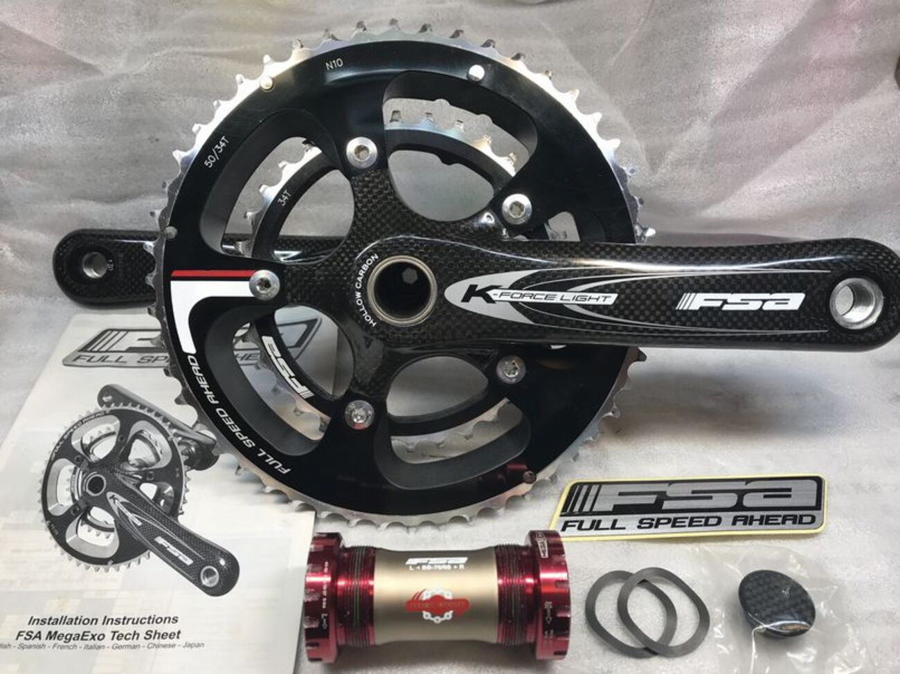 ヤフオク出品中！！☆FSA K－FORCE LIGHT カーボン 