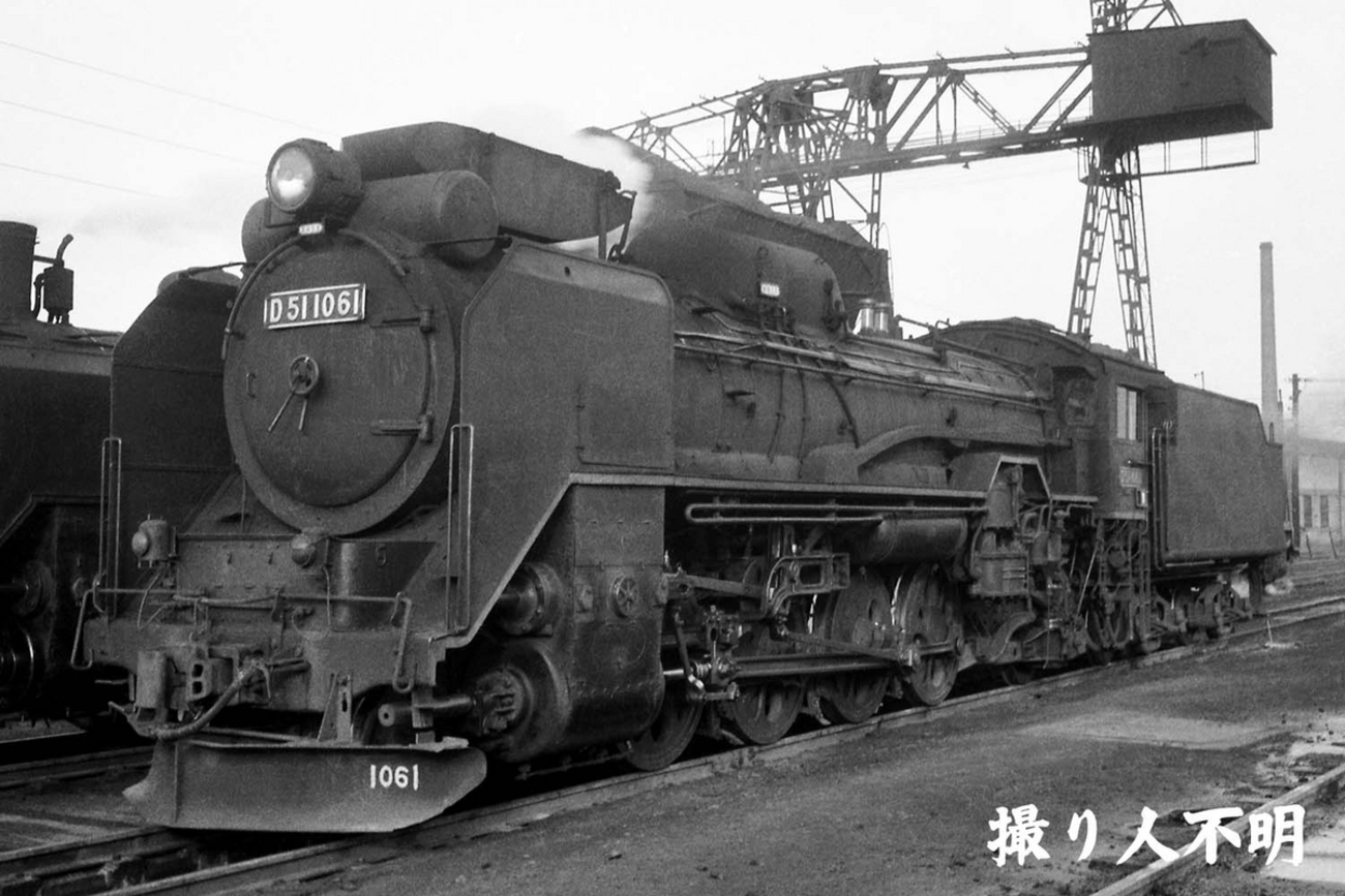 汽車 銅板 D51 D51 710 - ただいま鉄道写真スキャン中